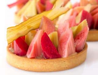 Healthy rhubarb tart loaded wih health benefits