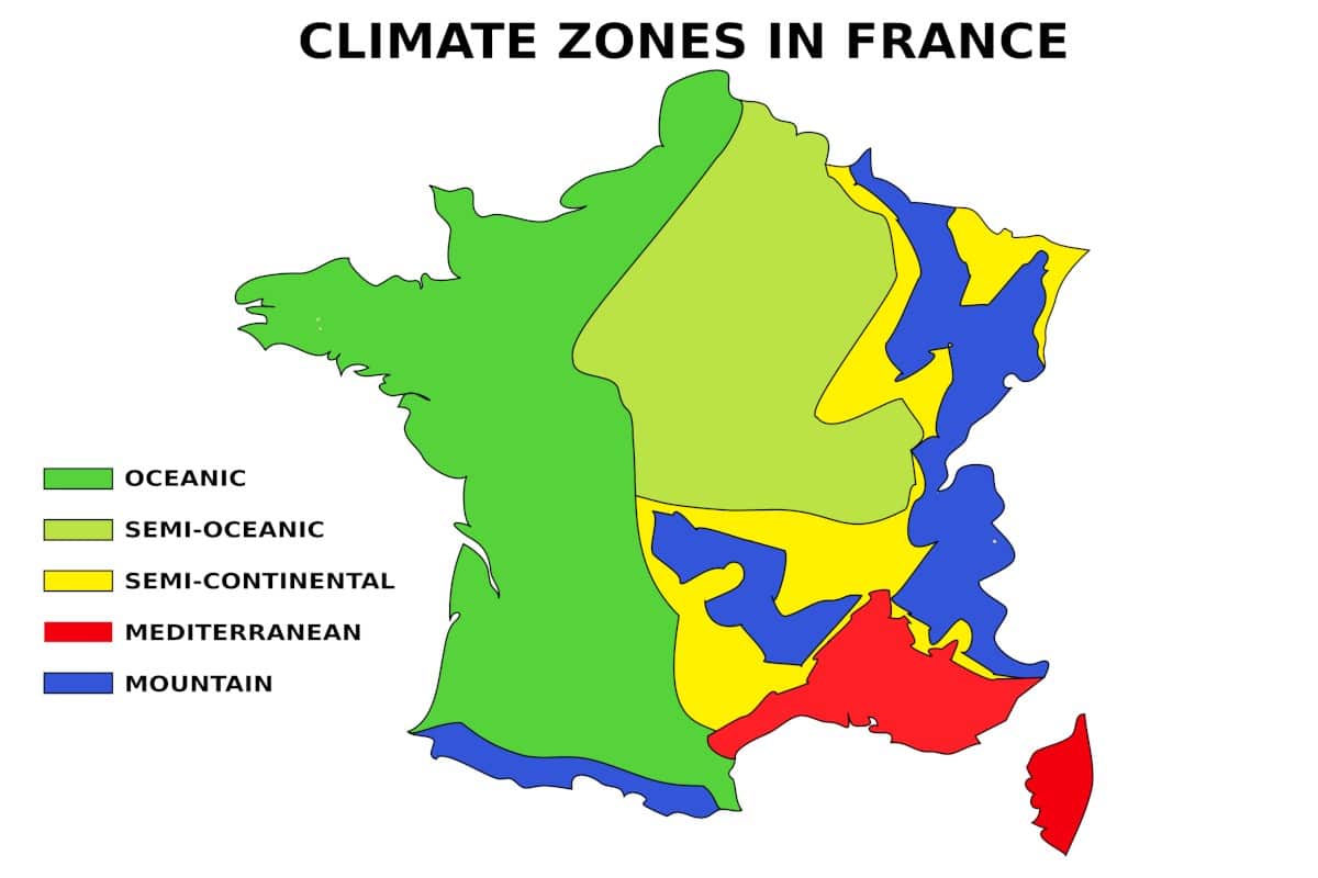 Climate zones in France to guide the planting calendar in the vegetable patch