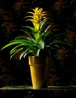 Yellow guzmania