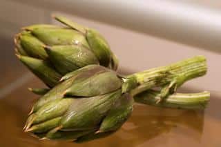 Artichoke recipe needing two artichoke heads.