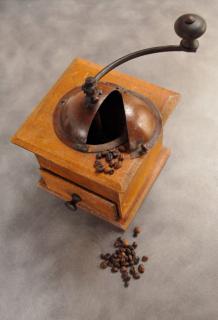 Ground coffee for the garden