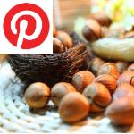 Picture related to Hazelnut health benefits overlaid with the Pinterest logo.