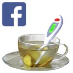 Picture related to Treating fever with plants overlaid with the Facebook logo.
