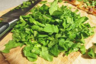 Arugula cooking