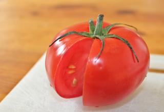 Tomato seeds from ripe fruit