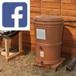 Picture related to Collecting rainwater overlaid with the Facebook logo.