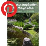 Picture related to Japanese gardens overlaid with the Pinterest logo.