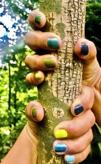 Touch is an important feature in a sensory garden