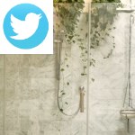 Picture related to More bathroom plants overlaid with the Twitter logo.