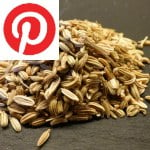 Picture related to Fennel overlaid with the Pinterest logo.