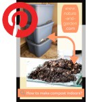Picture related to Building an apartment composter overlaid with the Pinterest logo.