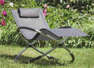 Elegant designer chair for a garden deck