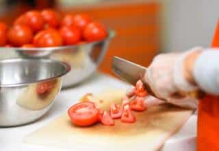 Cooking with honey moon tomatoes