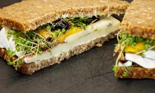 Cooking with cress is easier than you'd think: here, a sandwich