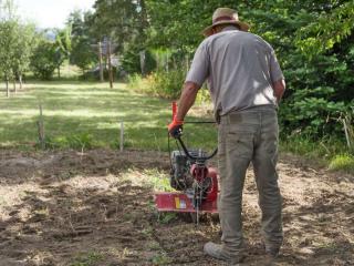 Rototiller usage