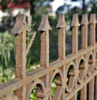 Fence wrought iron