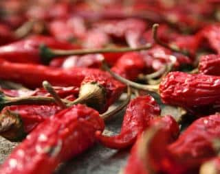 Drying and keeping chili