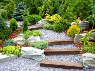 Create a stairway up the mound