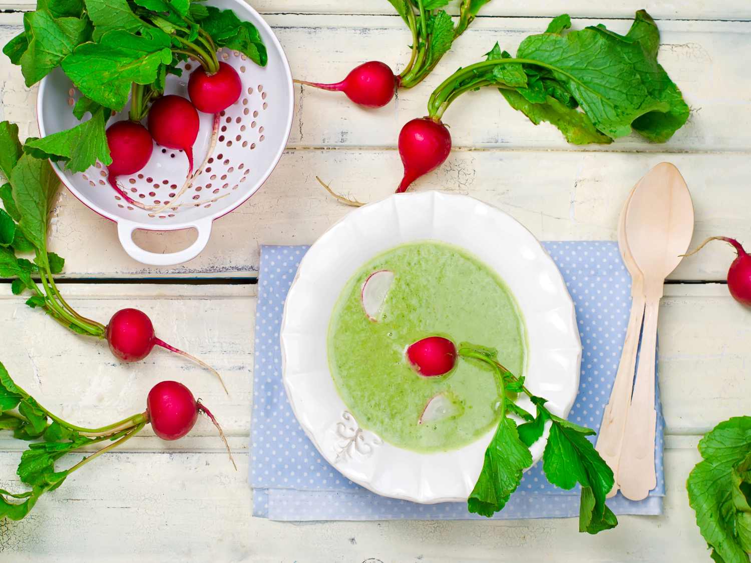 Recipe for radish leaf soup