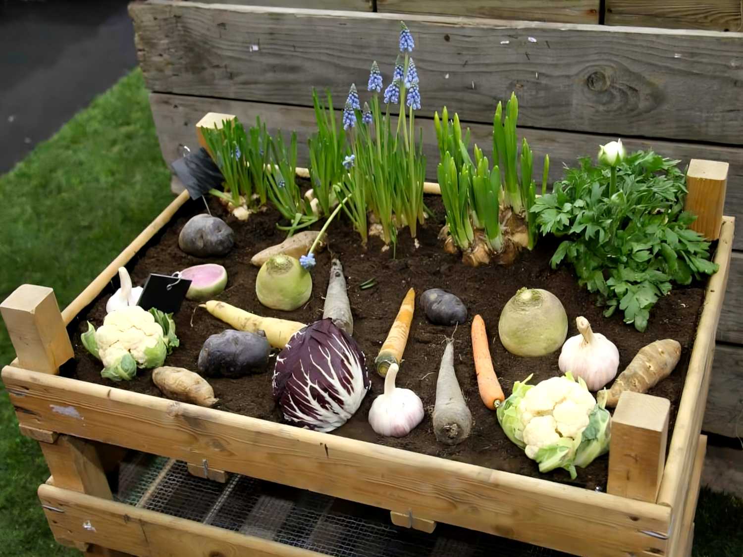 Build a simple silo to store vegetables in winter