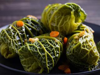 Baking time and temperature for stuffed cabbage