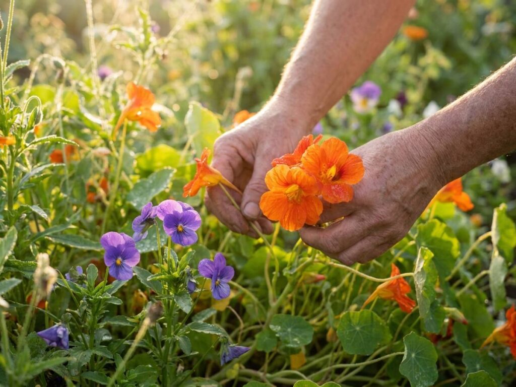 We grew edible flowers all summer: the surprising mental health shift