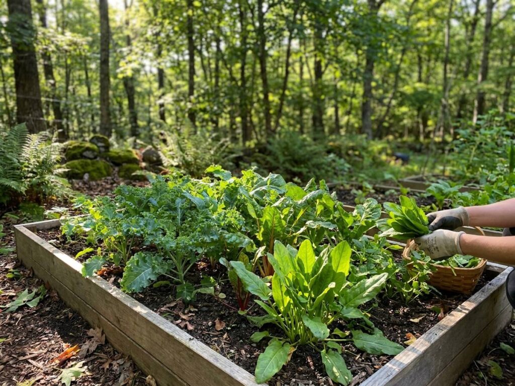 Growing food in deep shade: which vegetables actually thrive without sun
