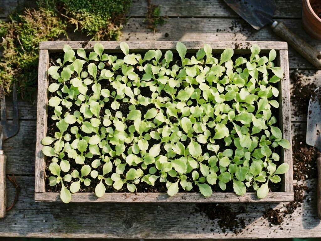 Stop thinning your lettuce seedlings — crowding actually sweetens leaves