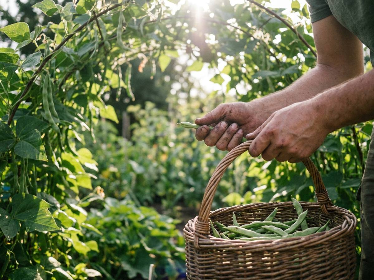 Harvest Runner Beans at Peak Tenderness: The 48-Hour Window
