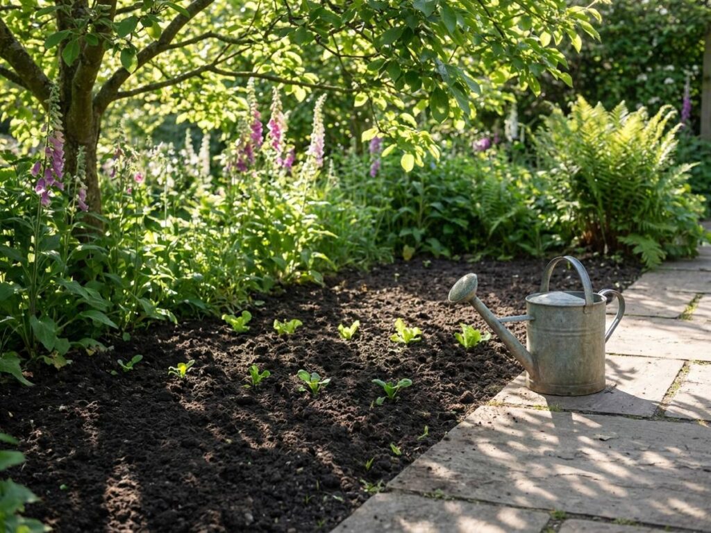 Late summer sowing in shade: which crops still have time