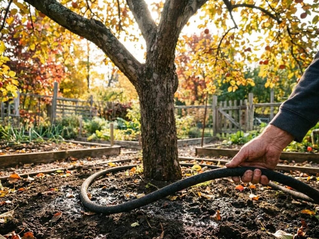 Autumn fruit trees need water now — but most gardeners stop too soon