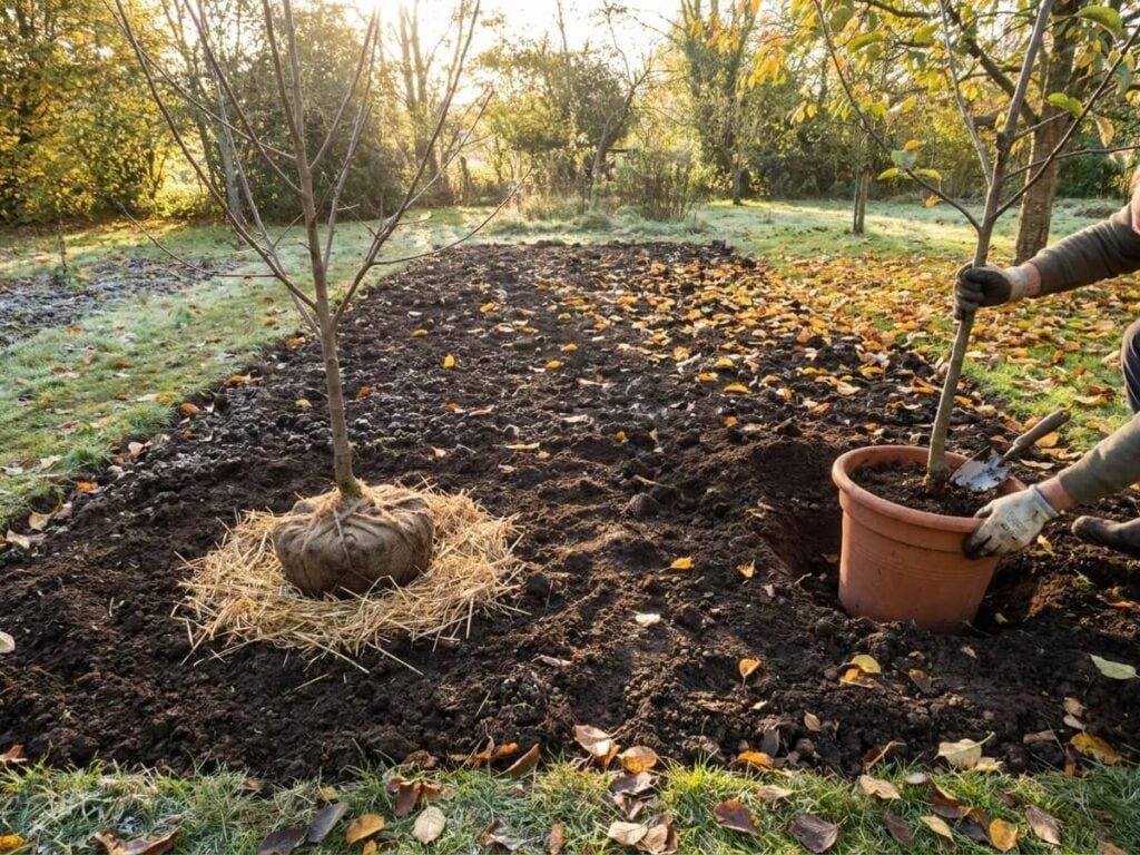Bare-root vs container fruit trees: which establishes faster this autumn?