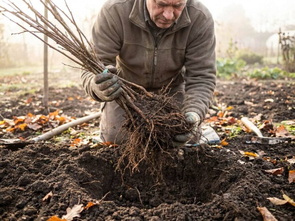 Autumn planting stress relief: do bare-root trees really ease gardening anxiety?