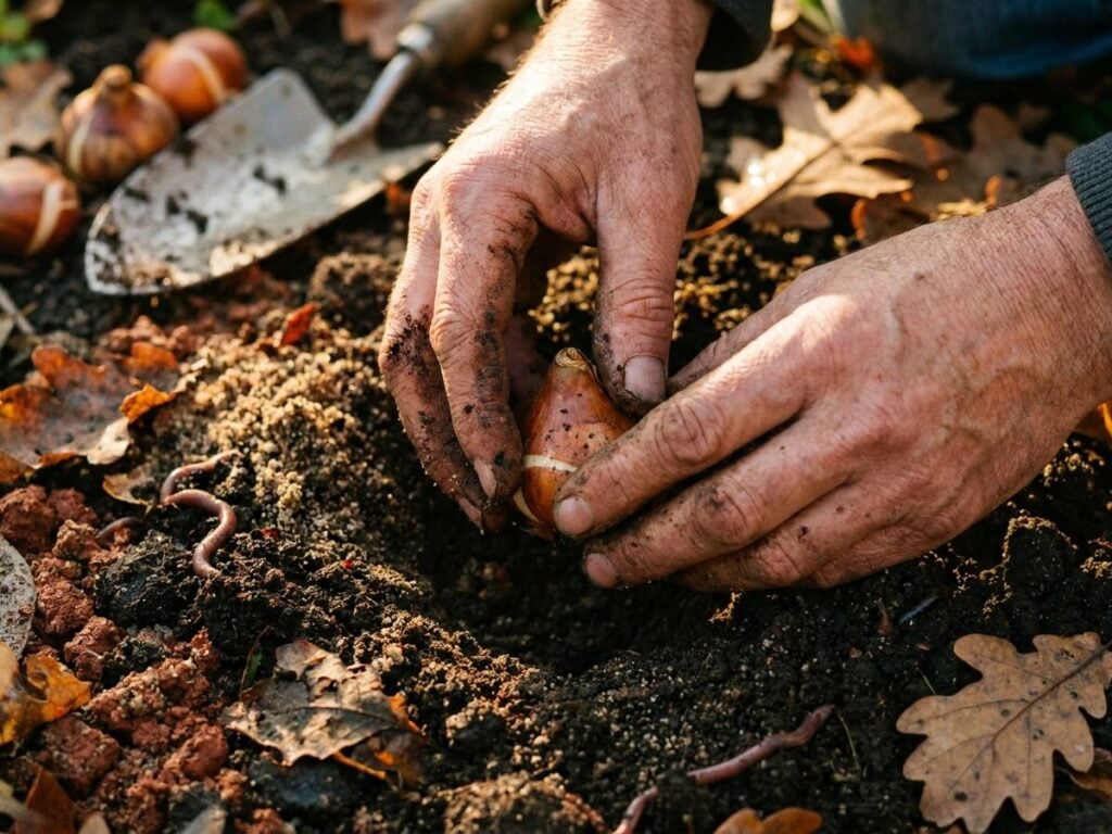 Autumn bulb planting on clay soil: the drainage hack that actually works