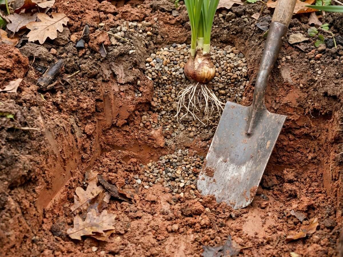 I planted spring bulbs in clay soil — it actually worked