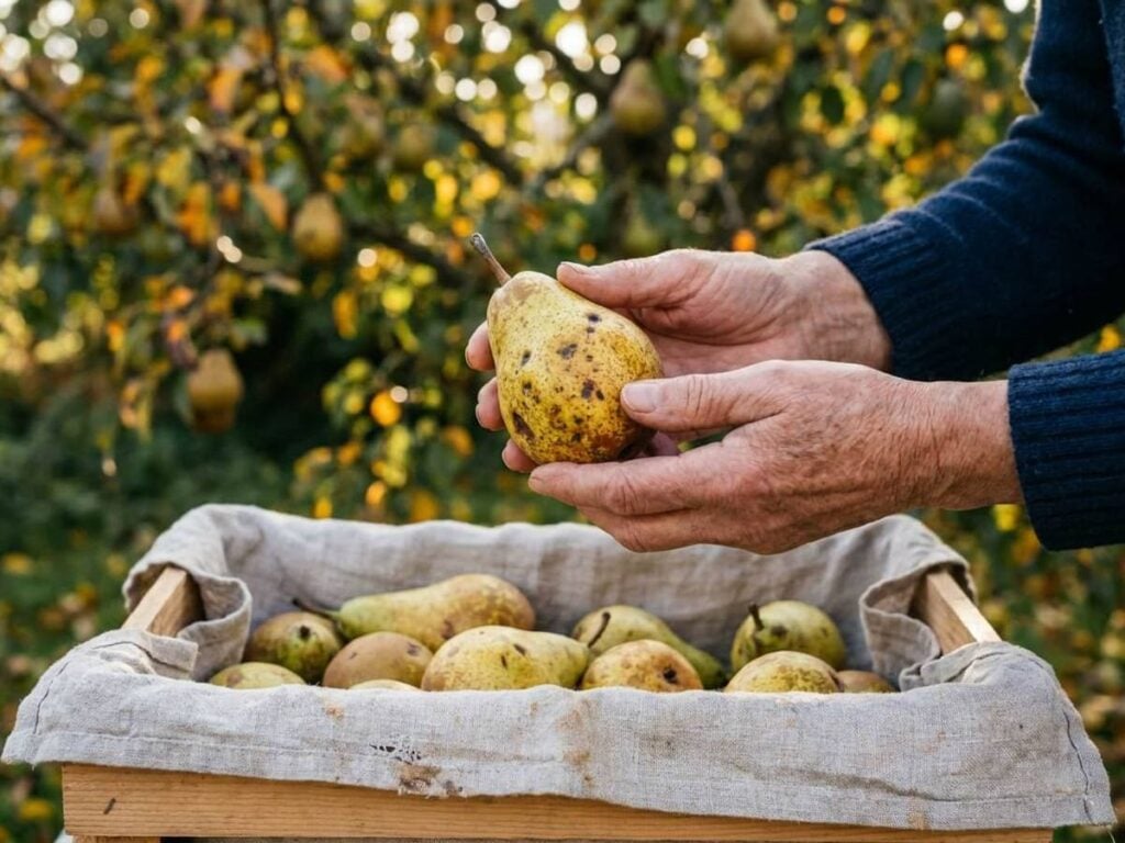 Stop bruising your pears: the gentle technique that extends storage life
